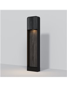Paletto giardino Porte black wood LED Outdoor 2