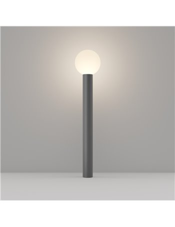 Paletto giardino Bold grigio E27 Outdoor