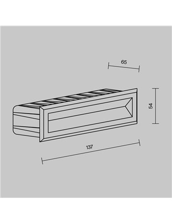 Illuminazione per scale Bosca bianco LED Outdoor