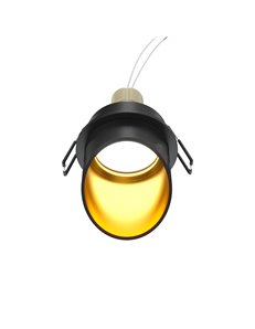 Faretto da incasso Lipari nero GU10 Technical