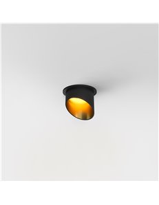 Faretto da incasso Lipari nero GU10 Technical 2