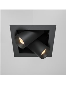 Faretto da incasso Magnum nero LED Technical