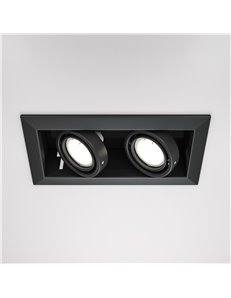 Faretto da incasso Metal Modern nero GU10 Technical