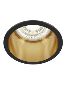 Faretto da incasso Reif nero GU10 Technical