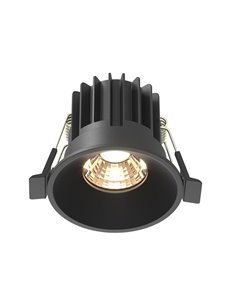 Faretto da incasso Round nero LED Technical