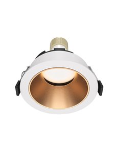 Faretto da incasso Share oro bianco e opaco GU10 Technical