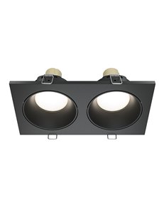 Faretto da incasso Zoom nero GU10 Technical