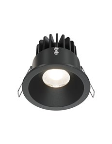 Faretto da incasso Zoom nero LED Technical