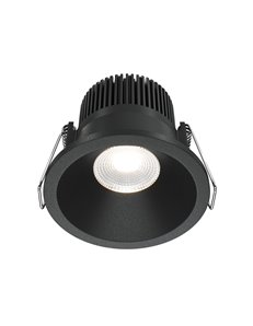 Faretto da incasso Zoom nero LED Technical