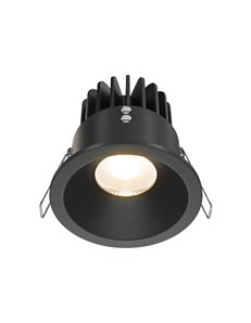 Faretto da incasso Zoom nero LED Technical