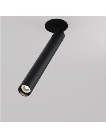 Faretto da incasso Focus T nero LED Technical