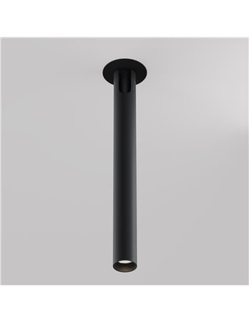 Faretto da incasso Focus T nero LED Technical