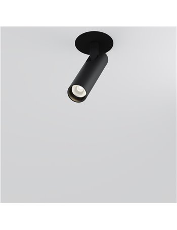 Faretto da incasso Focus T nero LED Technical