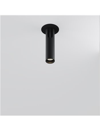 Faretto da incasso Focus T nero LED Technical