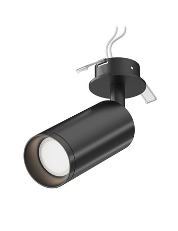 Faretto da incasso Focus nero GU10 Technical