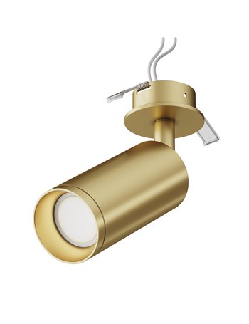 Faretto da incasso Focus oro opaco GU10 Technical