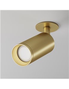 Faretto da incasso Focus oro opaco GU10 Technical 2