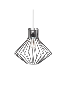 Ampolla-4 sp1  lampada a sospensione E27 NERO