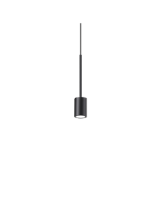 Archimede sp cilindro nero lampada a sospensione LED NERO