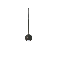 Archimede sp sfera nero lampada a sospensione LED NERO