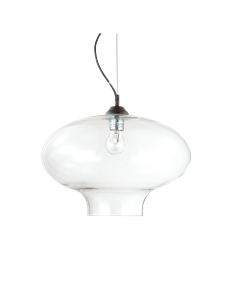 Bistro' sp1 round trasparente lampada a sospensione E27 TRASPARENT