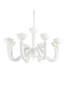 Bon bon sp8  lampada a sospensione E14 BIANCO