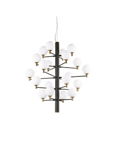 Copernico sp20  lampada a sospensione G9 NERO
