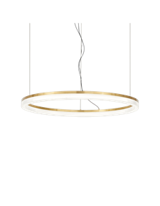 Crown sp d80 lampada a sospensione LED OTTONE