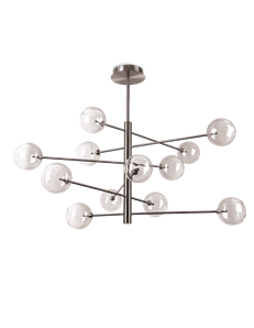 Equinoxe sp12 fume' sfumato lampada a sospensione G4 