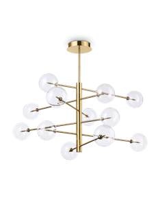 Equinoxe sp12 ottone lampada a sospensione G4 OTTONE