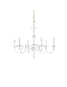 Justine sp6 lampada a sospensione E14 BIANCO