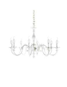 Justine sp8 lampada a sospensione E14 BIANCO