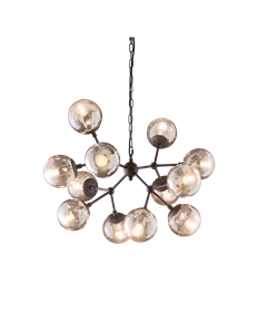 Kepler sp12 lampada a sospensione E27 NERO