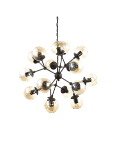 Kepler sp18 lampada a sospensione E27 NERO