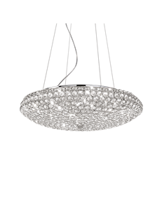King sp12 cromo lampada a sospensione G9 CROMO