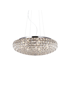 King sp7 cromo lampada a sospensione G9 CROMO