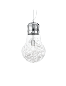 Luce max sp1 big lampada a sospensione E27 TRASPARENT