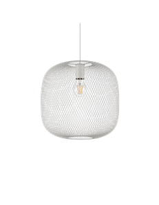Net sp1 d34 bianco lampada a sospensione E27 BIANCO
