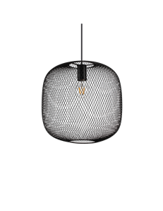 Net sp1 d34 nero lampada a sospensione E27 ORO