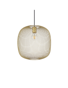 Net sp1 d34 oro lampada a sospensione E27 NERO