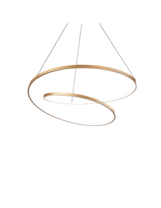 Oz sp d80 on off ottone 4000k lampada a sospensione LED OTTONE