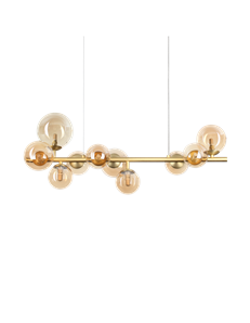 Perlage sp10 ambra lampada a sospensione G9 AMBRA
