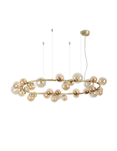 Perlage sp30 ambra lampada a sospensione G9 AMBRA