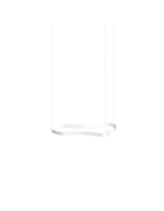 Waves 1 sp bianco lampada a sospensione LED BIANCO