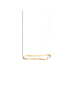 Waves 1 sp oro lampada a sospensione LED ORO
