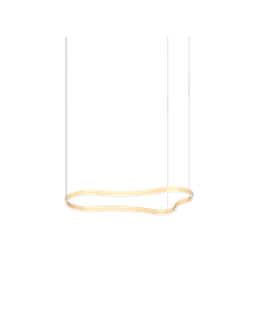 Waves 2 sp oro lampada a sospensione LED ORO