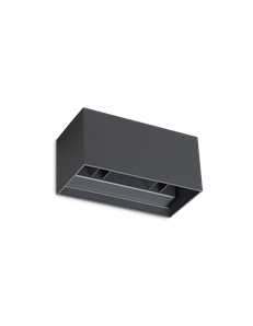 Atom ap d20 antracite lampada da parete LED IP54