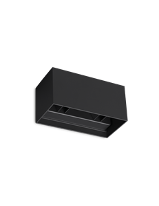 Atom ap d20 nero lampada da parete LED IP54