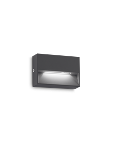 Dedra ap small antracite lampada da parete LED IP65