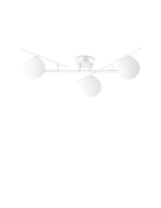 Atlas pl3 nero plafoniera  G9 IP20